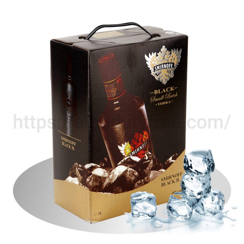 ВОДКА СМИРНОВ БЛЭК (SMIRNOFF BLACK) 3 Л