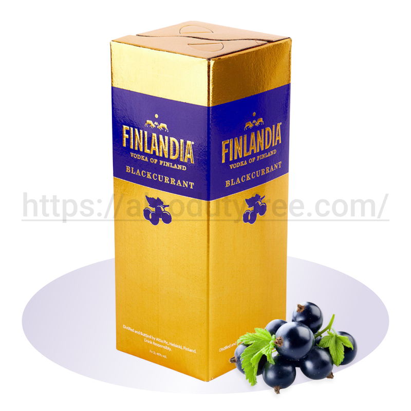 ВОДКА ФИНЛЯНДИЯ ЧЕРНАЯ СМОРОДИНА (FINLANDIA BLACKCURRANT) 2 Л