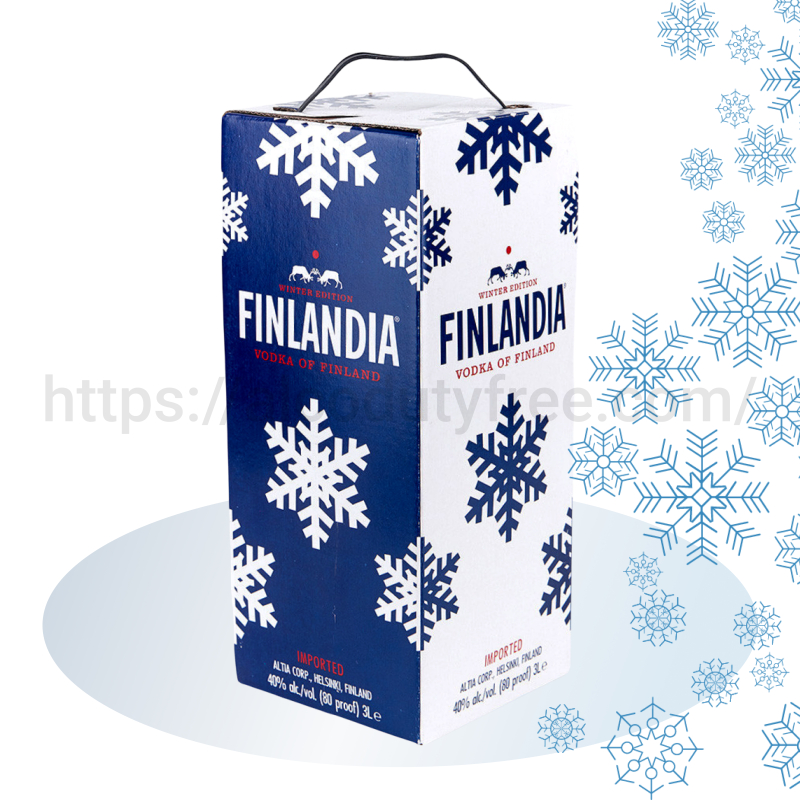 ВОДКА ФИНЛЯНДИЯ СНЕЖИНКА 3 Л (FINLANDIA WINTER)