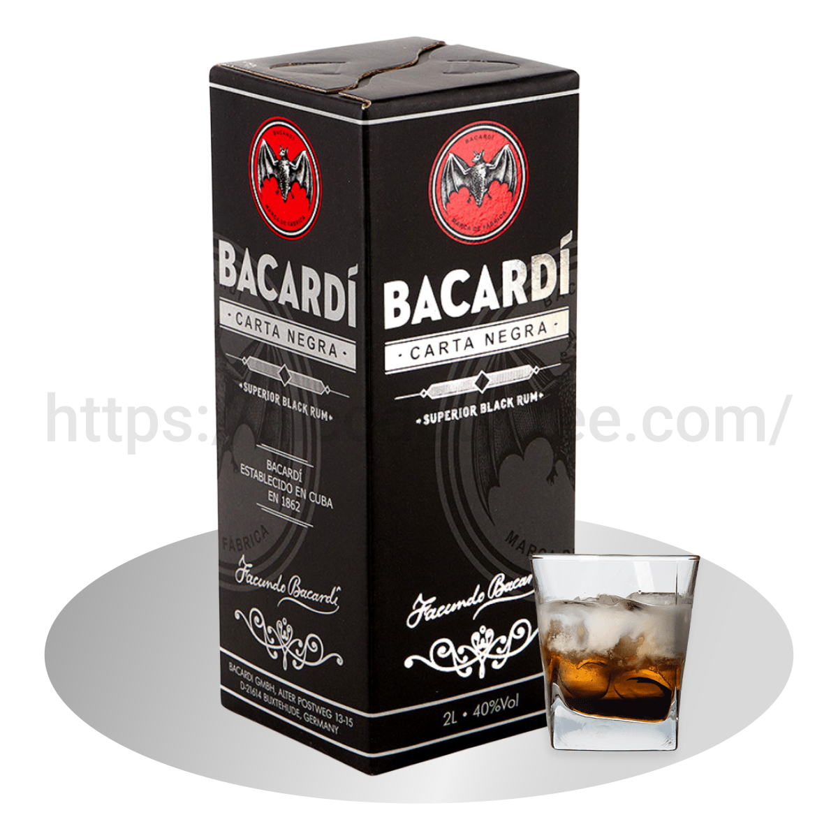 РОМ БАКАРДИ КАРТА НЕГРА (BACARDI CARTA NEGRA) 2 Л
